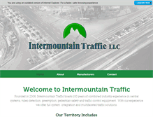 Tablet Screenshot of intermountaintraffic.com